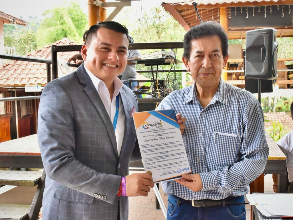 Presidente CONAGOPARE EL Oro