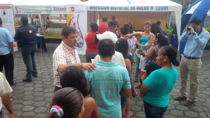 Feria Preventiva de Salud y socialización de Leyes se cumplió en La Concordia