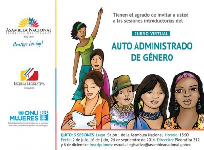 Inician cursos virtuales auto-administrados con enfoque de género 