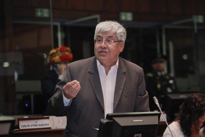 Carlos Velasco, foto de archivo, 