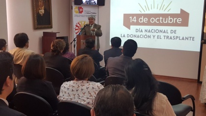 Carlos Velasco, 14 de Octubre Día del Donante, INDOT