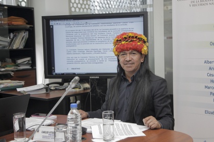 Asambleísta Carlos Viteri, presidente de la Comisión de Biodiversidad.  Foto Archivo