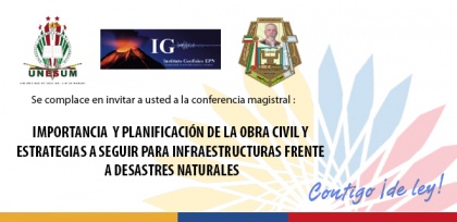 Asamblea invita a conferencia sobre estrategias frente a desastres naturales