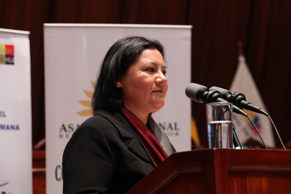 Asambleísta Dora Aguirre participará como ponente en Universidad Católica de Cuenca