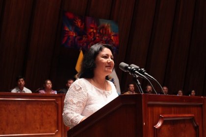 Asambleísta Dora Aguirre Foto - Archivo