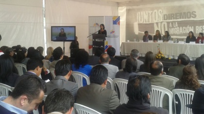 En Azogues se concientizó a la ciudadanía sobre los riesgos de migrar ilegalmente