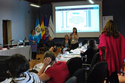 Gina Godoy intervino en el encuentro “El camino electoral de las candidatas”