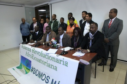 Alianza Revolucionaria Afroecuatoriana comparte propuesta de democratizar la tierra