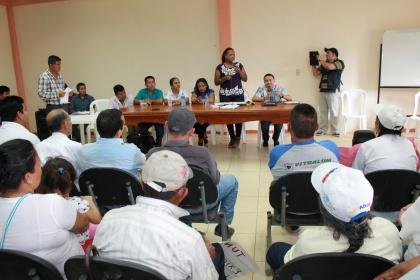 Asambleístas analizaron situación de los pobladores en Tundayme