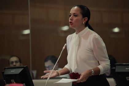 Marcela Aguiñaga desarrollará diálogo de enmiendas constitucionales en cantón Colimes