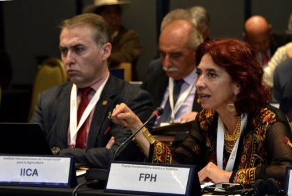 María Augusta Calle participa en Trigésimo Cuarta Conferencia Regional de la FAO