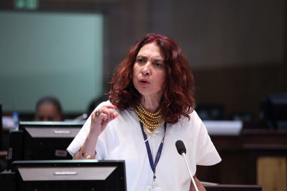 Asambleísta María Augusta Calle socializa proyecto de Movilidad Humana en Imbabura
