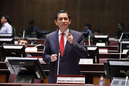 Mauro Andino participará en I Foro Parlamentario Italia, América Latina y el Caribe