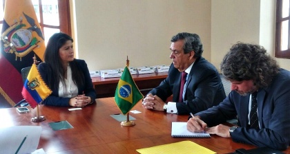 Consolidan trabajo interparlamentario entre Brasil y Ecuador