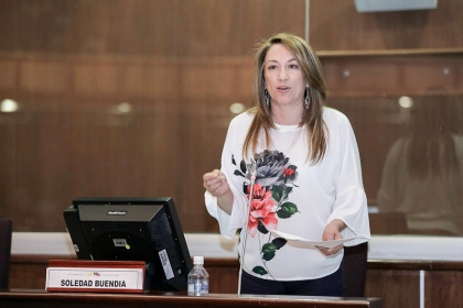 Asambleísta Soledad Buendía, presidenta de la Comisión de Desarrollo Económico