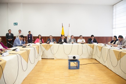 La Comisión de Soberanía Alimentaria recibió al ministro de Defensa, Miguel Carvajal y altos oficiales de la Marina