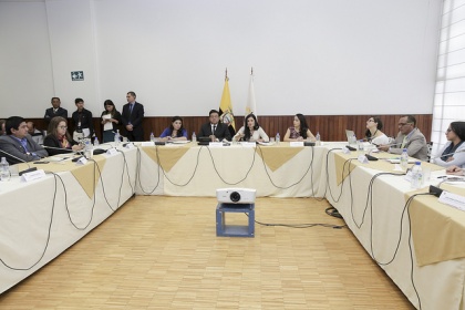 Comisión de Justicia con Ministra Alvarado
