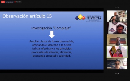 Ley Anticorrupción, Presidentea de la Corte de Justicia