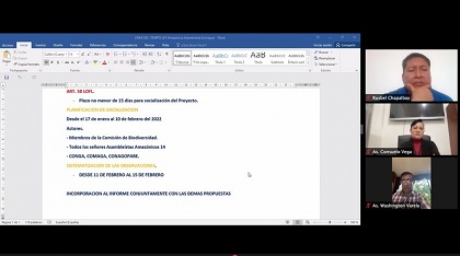 Biodiversidad aprueba plan de trabajo para primer semestre del 2022