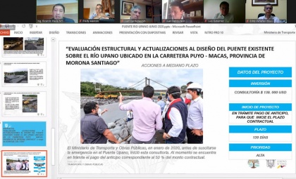 Coordinación interinstitucional permitió habilitar acceso para la Amazonía por desborde de río Upano: Viceministro MTOP