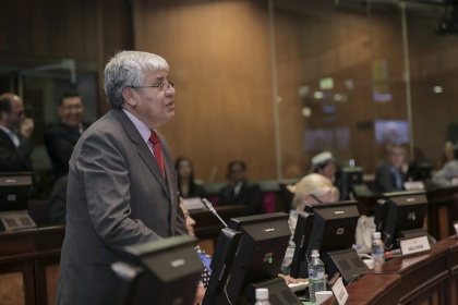 Asambleísta Carlos Velasco, vicepresidente de la Comisión del Derecho a la Salud. Foto Archivo