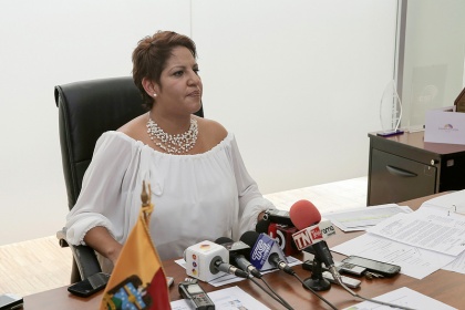 Asambleísta María José Carrión, presidenta de la Comisión de Fiscalización y Control Político