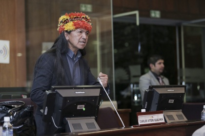Asambleísta Carlos Viteri, presidente de la Comisión de Biodiversidad.  Foto Archivo