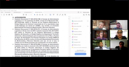 Listo informe para primer debate de reformas al Código de Ambiente