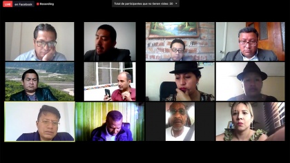 Comisión de Derechos Colectivos, Ángel Gende,  proyecto de Ley  de Ejercicio de los Derechos Colectivos de las Comunas, Comunidades, Pueblos y Nacionalidades Indígenas,