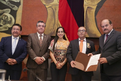 Sesión del Pleno 561, reconocimientos, migrantes, Byron 