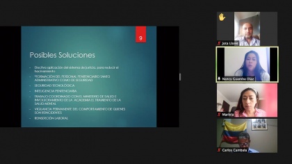Grupo Parlamentario para la Promoción y Protección de los Derechos Humanos, panel virtual “causas y soluciones a la crisis carcelaria del Ecuador” ,