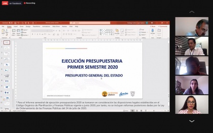 Comisión inició análisis de ejecución presupuestaria del primer semestre 2020