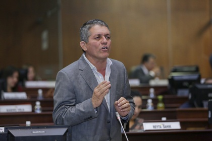 Asambleísta Gozoso Andrade. Foto - Archivo