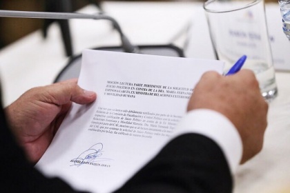 COMISIÓN DE FISCALIZACIÓN CALIFICÓ A TRÁMITE JUICIO POLÍTICO  CONTRA EXCANCILLER