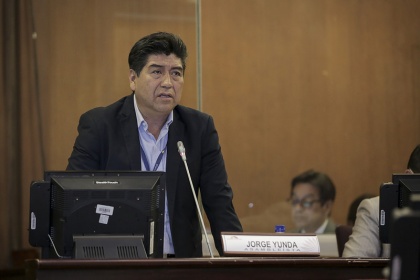 El foro s organizado por el asambleísta Jorge Yunda. Foto - Archivo 