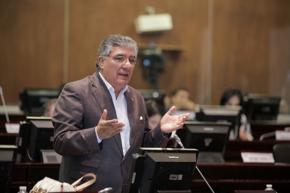 Asambleísta Juan Cárdenas, miembro de la Comisión de los Derechos de los Trabajadores. Foto - Archivo