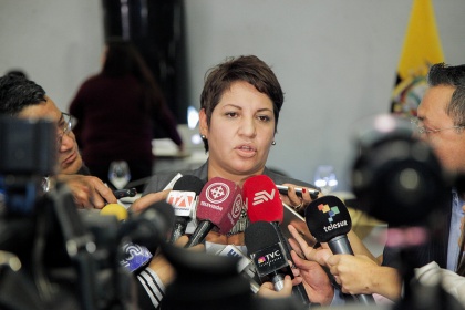 Asambleísta María José Carrión, presidenta de la Comisión de Fiscalización y Control Político. Foto - Archivo