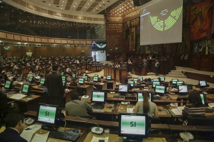 sesión del Pleno 569, proyectos de resolución: Solidariad con personal de la seguiridad del Estadoy Central Hidroeléctrica Manduriacu