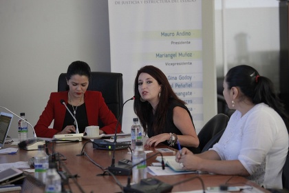Asambleísta Mariangel Muñoz, vicepresidenta de la Comisión de Justicia y Estructura del Estado. Foto - Archivo