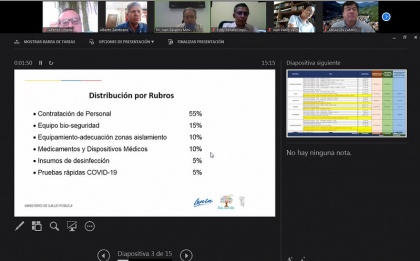 Asambleístas y Ministro de Salud analizaron presupuesto para enfrentar Covid-19 en Amazónía