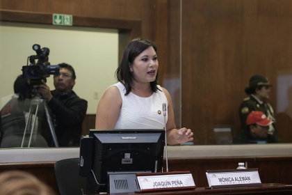 Asambleísta Mónica Alemán. Foto - Archivo