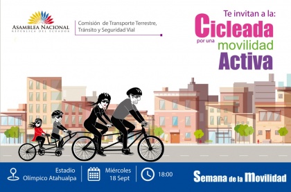 Comisión de Tránsito promueve “cicleada por la movilidad activa”