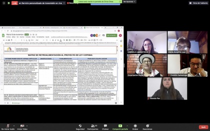 Comisión estructura Código progresivo en derechos para niñas, niños y adolescentes