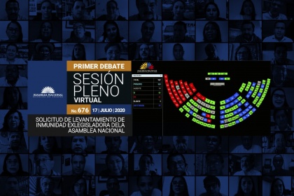 Sesión del Pleno 676, inmunidad parlamentaria, exasambleísta Nivea Vélez