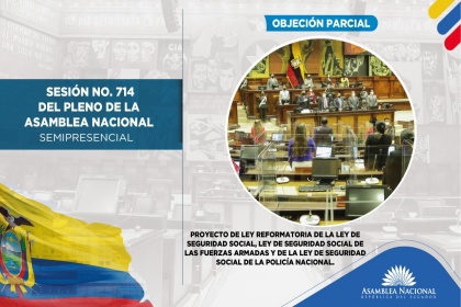 Sesión 714 del Pleno, reformas a las leyes de la segguridad social sobre pensiones jubilares,