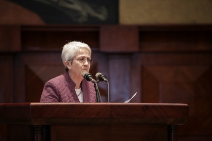 Rocío Rosero, de la Coalición de Mujeres del Ecuador