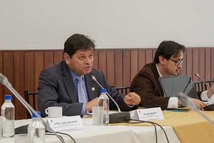 Asambleísta William Garzón, presidente de la Comisión del Derecho a la Salud, apoya esta charla. Foto - Archivo