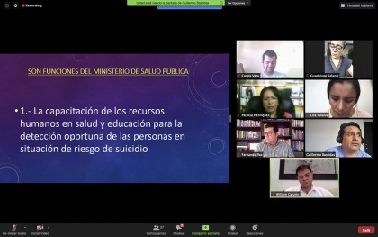 Comisión del Derecho a la Salud, prevención del suicidio; y,preveción de desperdicios de alimentos,