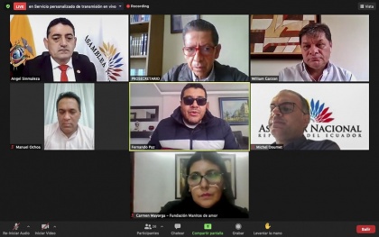 Comisión del Derecho a la Salud, Defensor del Pueblo, manifiesto, enfermedades raras, presidenta de la Fundación Manitos de Amor, Carmen Mayorga,