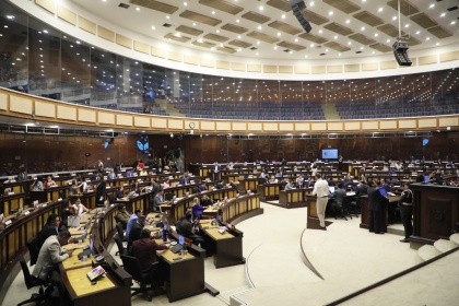 Sesión del Pleno 85, objeción total presentada por el Ejecutivo al Proyecto de Ley Orgánica Reformatoria al Código del Trabajo, a la Ley Orgánica del Servicio Público (LOSEP) y a la Ley Orgánica de Empresas Públicas, en materia de empleo joven,